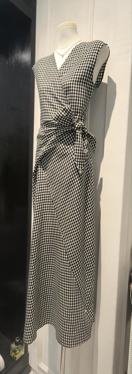 【门店同款】ENJOY夏季“都市漫游”交叉绑带格子裙 162993447 商品图2