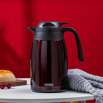 膳魔师（THERMOS）1500ML保温壶高真空不锈钢商务家用大容量热水壶THX-1500-PK 商品图7