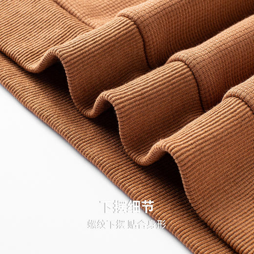 【含绵羊毛】圣得西加绒加厚羊毛衫2025秋保暖舒适拼接假两件毛衫 商品图9