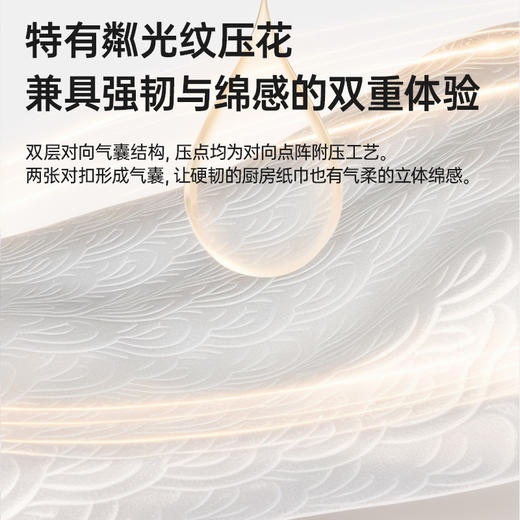 植护悬挂式厨房用纸吸水吸油纸巾擦油纸油炸大包抽取式厨房纸抽纸 商品图1