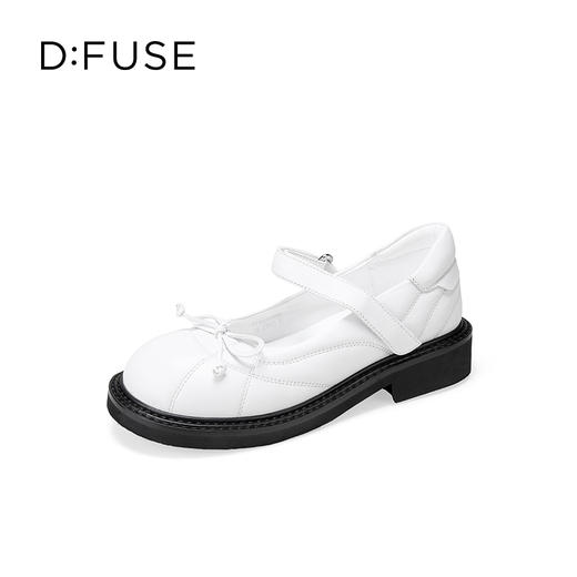 Dfuse迪芙斯2025秋季新款一字带单鞋小圆头蝴蝶结芭蕾玛丽珍鞋DFD3111009 商品图6