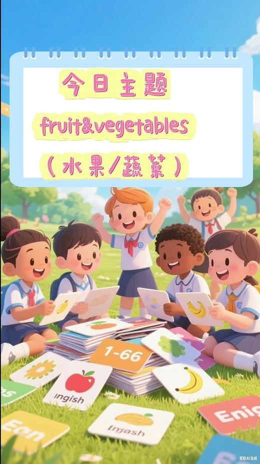 Lesson30《fruit & vegetables》水果蔬菜 第一节 商品图0
