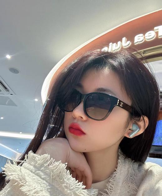 QT86- CHANEL香奈儿 玻璃珍珠装饰 板材镜架 不规则形 太阳眼镜 （QT*JH）夏季专享 商品图7