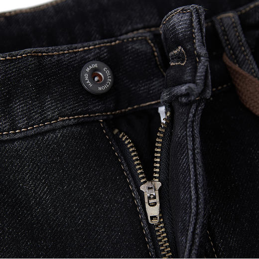 【新品上新】HX 冬季水洗牛仔长裤抽绳S201444251101 商品图5