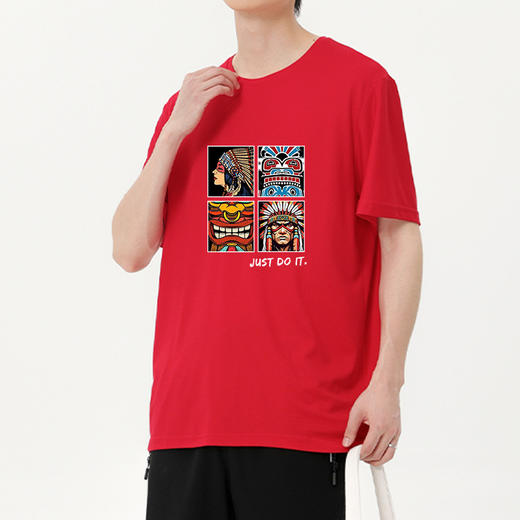 【冰氧棉】【DSK】大依优型大码短袖T恤潮牌设计感字母印花圆领加肥加大百搭体恤男士胖子上衣 商品图3