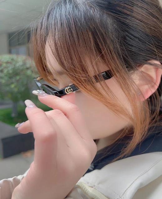 QT104-古驰 炫酷都市系列几何造型款假日旅行版太阳镜GG1001SK蝶形 女款（QT*JH）夏季专享 商品图8