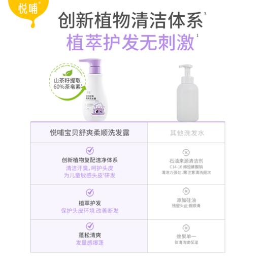 悦哺宝贝舒爽柔顺洗发露275ml 商品图2