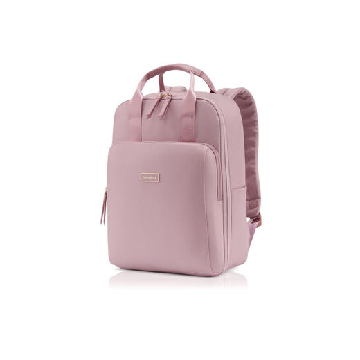新秀丽（Samsonite）双肩包女新款大容量商旅背包粉色96Q*90036 商品图2