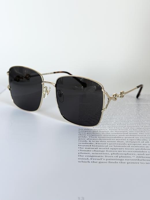 QT68-古驰 马衔扣时尚太阳镜 金属 方形 太阳眼镜 男女同款情侣款（QT*JH）夏季专享 商品图2