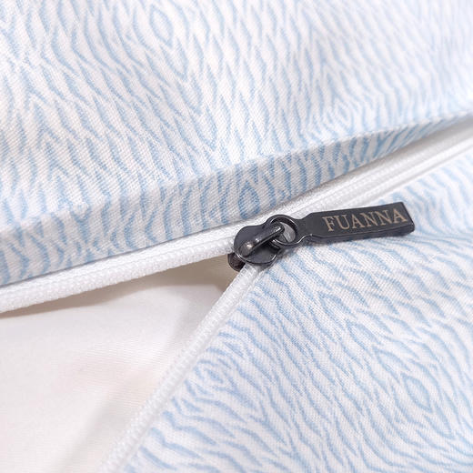 富安娜 纯棉四件套-晴云秋月 被套203*229cm 床单230*250cm 枕套74*48cm*2 商品图7