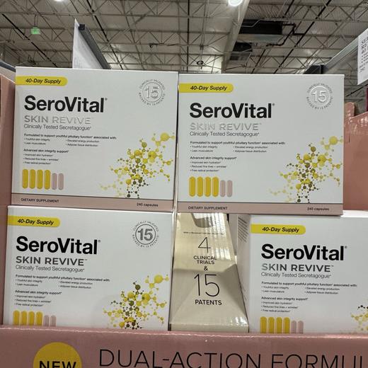 到手价599元 Serovital美容胶囊240粒 抗衰老减少脂肪胶囊 长草的可以拔了🔥🔥真的很少打折哦 美国代购，无中文标签，介意慎拍 商品图2