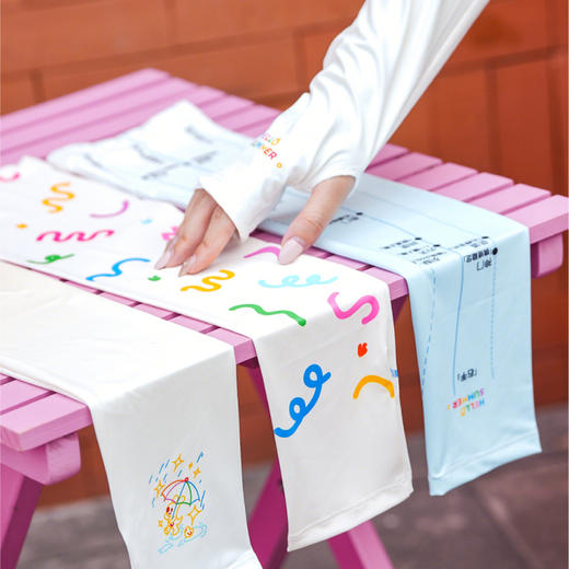 夏日系列团团防晒冰袖 商品图0