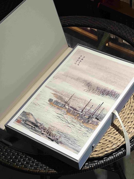 重磅推荐！！《陆俨少杜甫诗意册》，陆俨少绘，一函百幅，高43.5厘米，宽27.5厘米。，全彩精印，浙江人民美术出版社2025年6月一版一印。定价680，售价520元。 商品图2