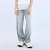 【新品上新】HX 夏季水洗弯刀牛仔长裤宽松Z201520012101 商品缩略图3