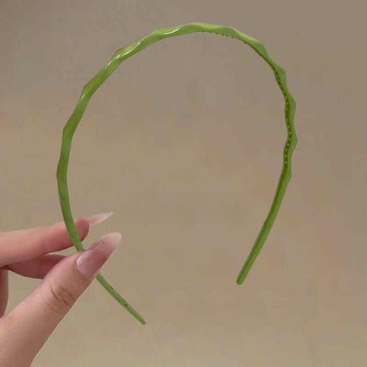 「简约糖果色！9.9到手3支」夏日发箍！女夏显脸小女头箍洗脸化妆压发发卡发箍时尚饰品 商品图2