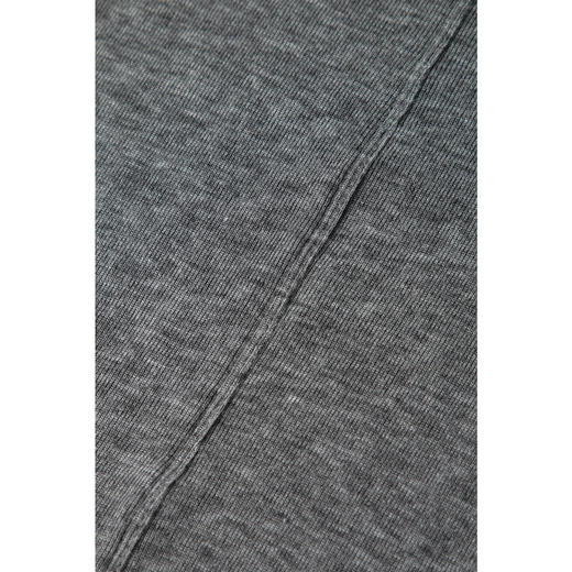 【积分换购不退货】【商场同款】诗凡黎灰色圆领长袖T恤2025春新款显瘦上衣3G2100101 商品图3