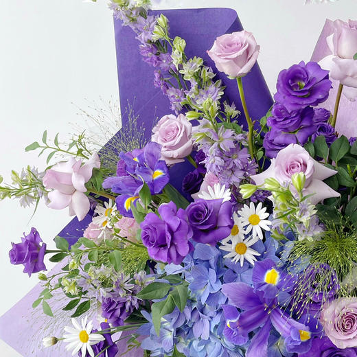 紫精灵-小众高级感花束 商品图3