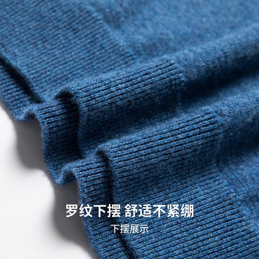 【100%绵羊毛】 圣得西男士行政风v领背心2025秋新款亲肤保暖毛衣 商品图8