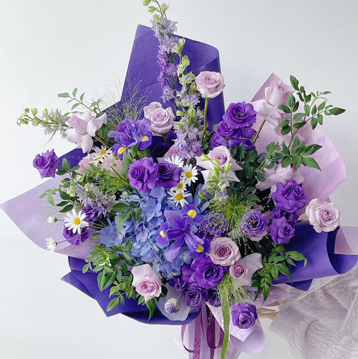 紫精灵-小众高级感花束 商品图0