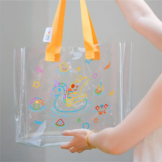 夏日系列团团透明托特包 商品图3