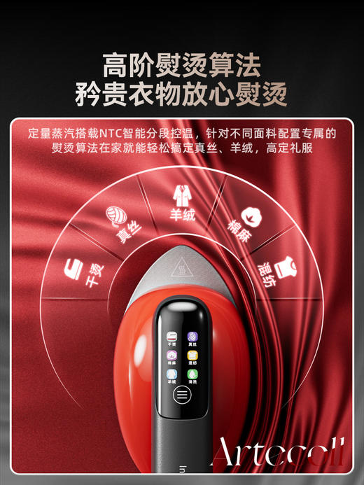 【森哥优选】大宇蔷薇挂烫机 家用手持熨烫机强压大蒸汽喷熨真丝羊绒熨斗喷烫机 商品图1