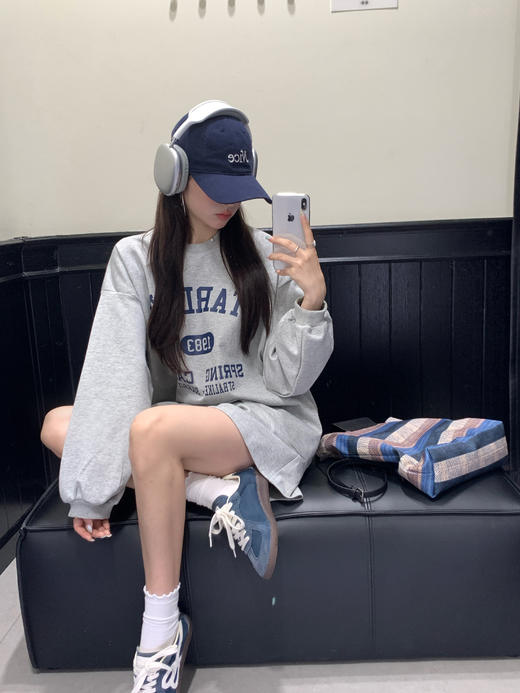 Read Nameless /独家休闲灰色卫衣套装 2025/7/31 商品图0