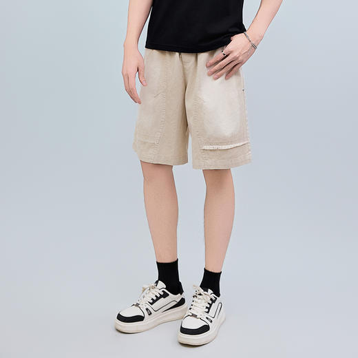 【新品上新】HX 夏季工装休闲五分裤纯棉S206522086101 商品图0