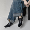 【羊皮 细跟短靴 超舒服】2025秋冬新款软面羊皮细跟短靴尖头侧拉链中跟时装靴小皮靴踝靴女款！ 商品缩略图3