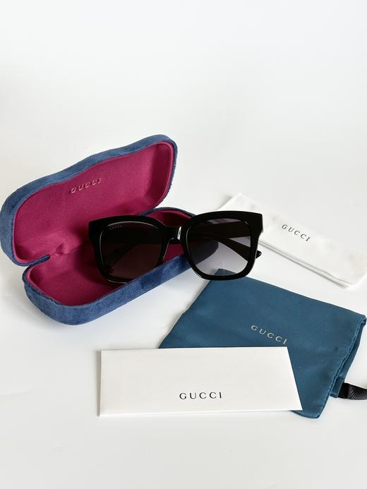 QT54- 古驰 Logo标识系列时尚造型款假日旅行版 板材镜架 方形 太阳眼镜 男女同款情侣款（QT*JH）夏季专享 商品图3