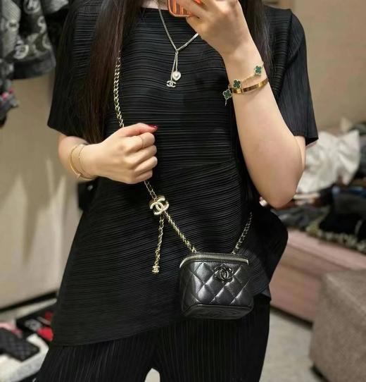 香奈儿 爱心双C双吊坠项链（XJ） 商品图3