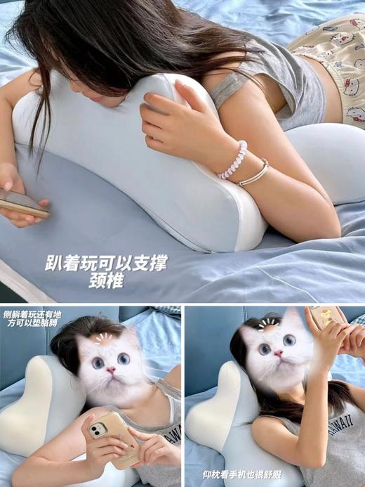 袁弘同款🔥 颈椎救星！【舒适多功能护椎枕】一枕四用，解锁躺平新姿势！人体工学の灵魂支撑 商品图3