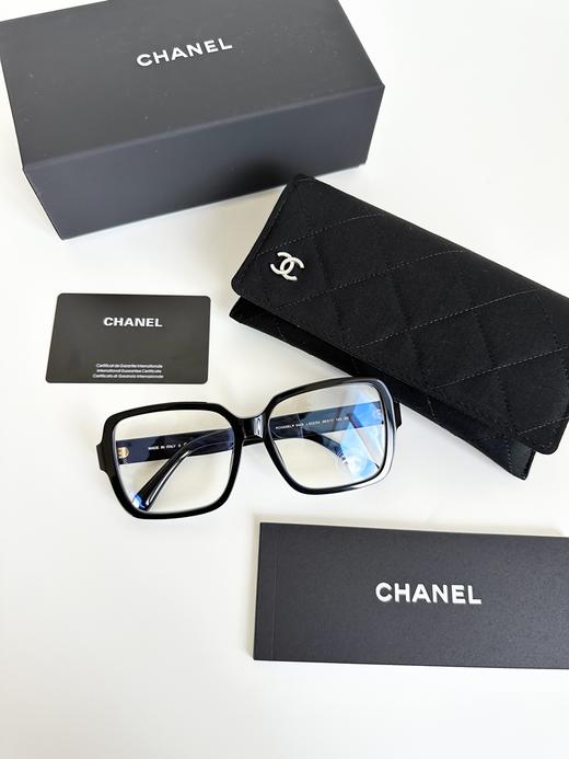 QT57-香奈儿 欧版 板材镜架 方形 光学眼镜 女款 黑色（QT*JH）夏季专享 商品图6