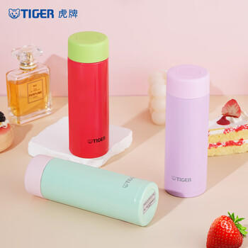虎牌（TIGER）迷你保温保冷杯可爱少女心小巧便携水杯MOA-A15C-GB芭乐色-150ml 商品图8