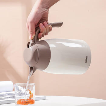 膳魔师（THERMOS）1500ML保温壶高真空不锈钢商务家用大容量热水壶THX-1500-PK 商品图1