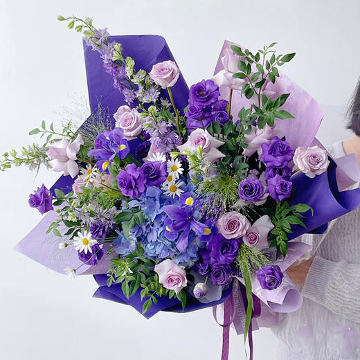 紫精灵-小众高级感花束 商品图1