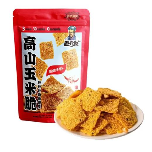 卧龙高山玉米脆浓郁香辣味108g 商品图0