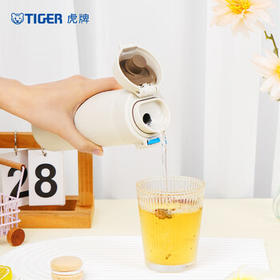 虎牌（TIGER）保温杯 轻量型不锈钢真空一键开启弹盖杯 MOY-A48C-WK雪花白480ML
