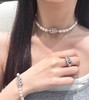 香奈儿 满钻银c珍珠/透明珠手链（XJ） 商品缩略图13