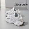 ZHR则则银色厚底老爹鞋女2025新款网面透气运动鞋百搭增高休闲鞋 商品缩略图1