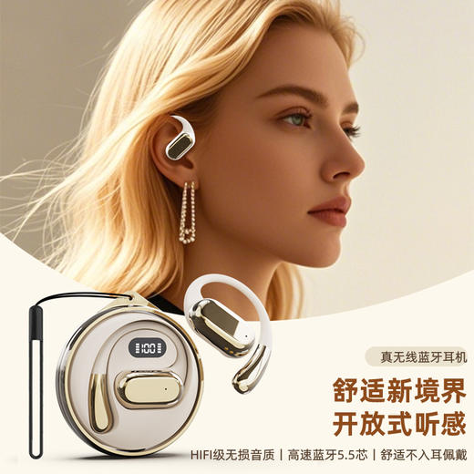 【柏林之音2025新款蓝牙耳机】气骨传导无线挂耳式运动不入耳超长续航 商品图2