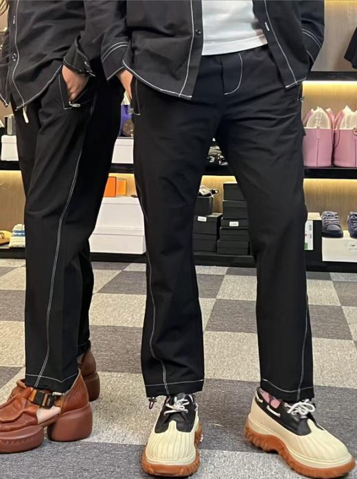 抽绳休闲通勤长裤 商品图1