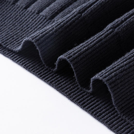 【含绵羊毛】圣得西假两件毛衣2025秋季新款男衬衫领套头条纹针织衫 商品图11