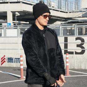 鹰爪越影单面毛猴保暖中间层外穿内搭抓绒衣