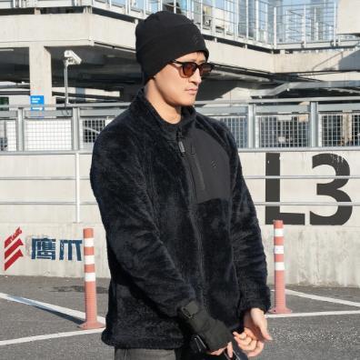 鹰爪越影单面毛猴保暖中间层外穿内搭抓绒衣 商品图0