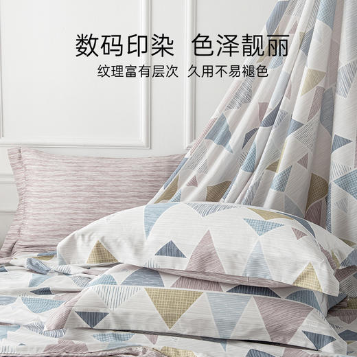 2025年新款雅芳婷摩登丝天丝五件套简约风莫代尔床笠被套丝滑套件 商品图4