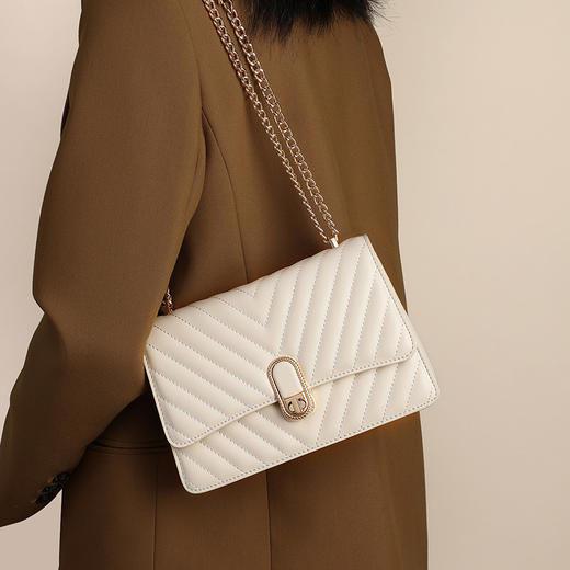 【预售3天】新款女包链条斜挎包春夏轻奢小众百搭腋下包V4399 商品图0