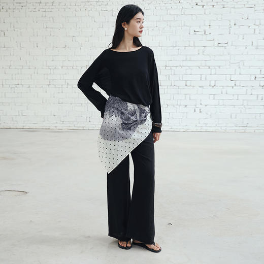 绽放KS104朵/设计感印花披肩叠搭大方巾 商品图2