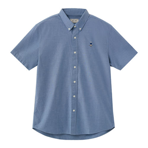 佐丹奴男装25年新款【蔚蓝经典系列】短袖衬衫01045243 商品图1