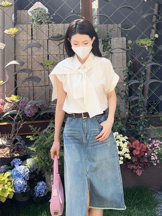 【品牌直发】超高品质❗️莱赛尔天丝亚麻短袖衬衫』法国雨露麻➕莱赛尔天丝穿搭自由度超高，防晒又贼拉出片！！ 商品图8