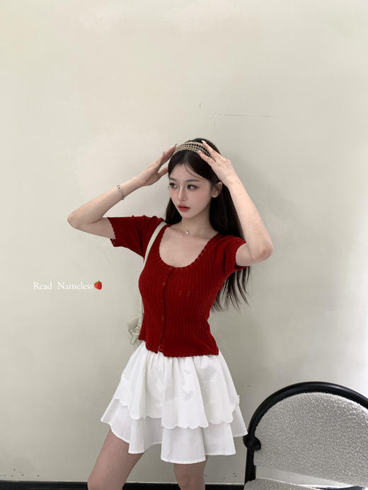 Read Nameless /车厘子红短袖 2025/7/31 商品图5